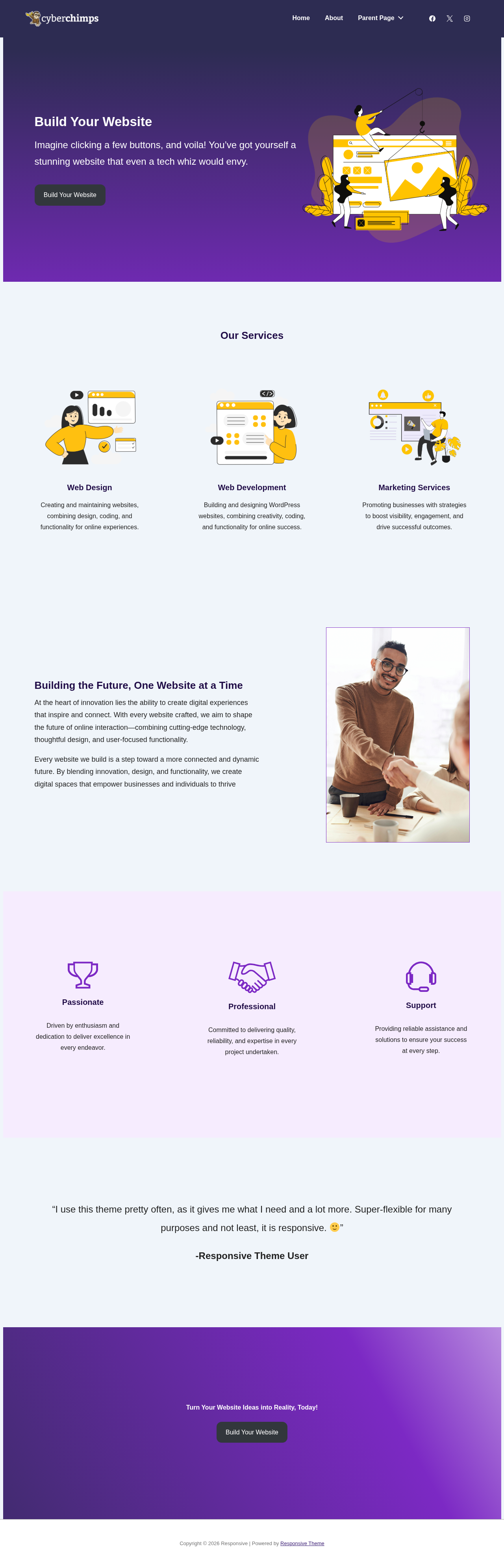 Десктоп (ниже) — Responsive