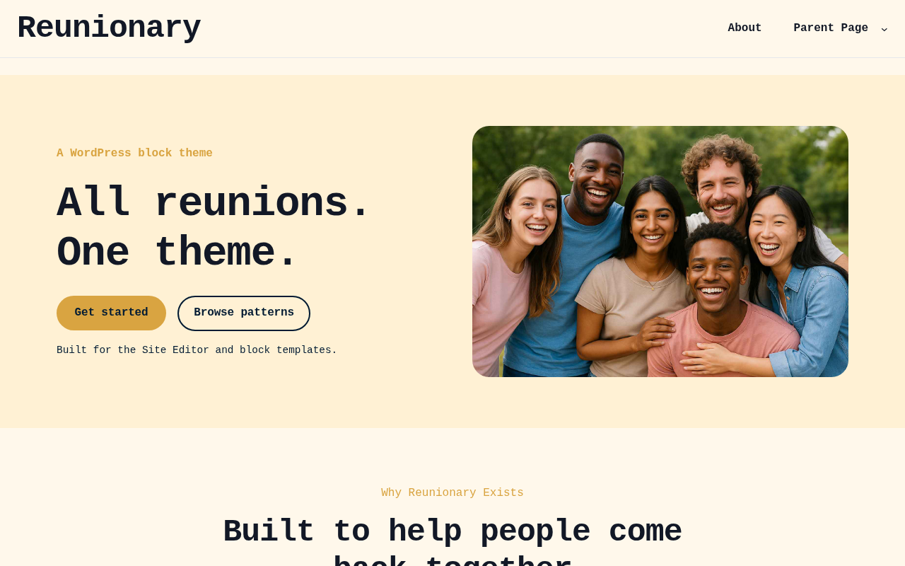 Десктоп — Reunionary