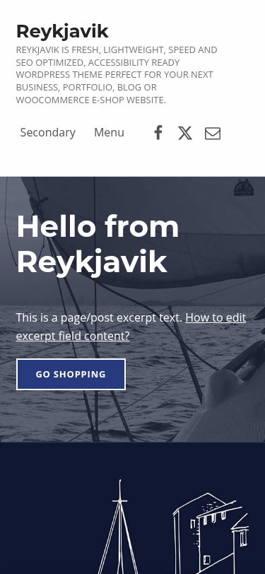 Мобильный вид — Reykjavik