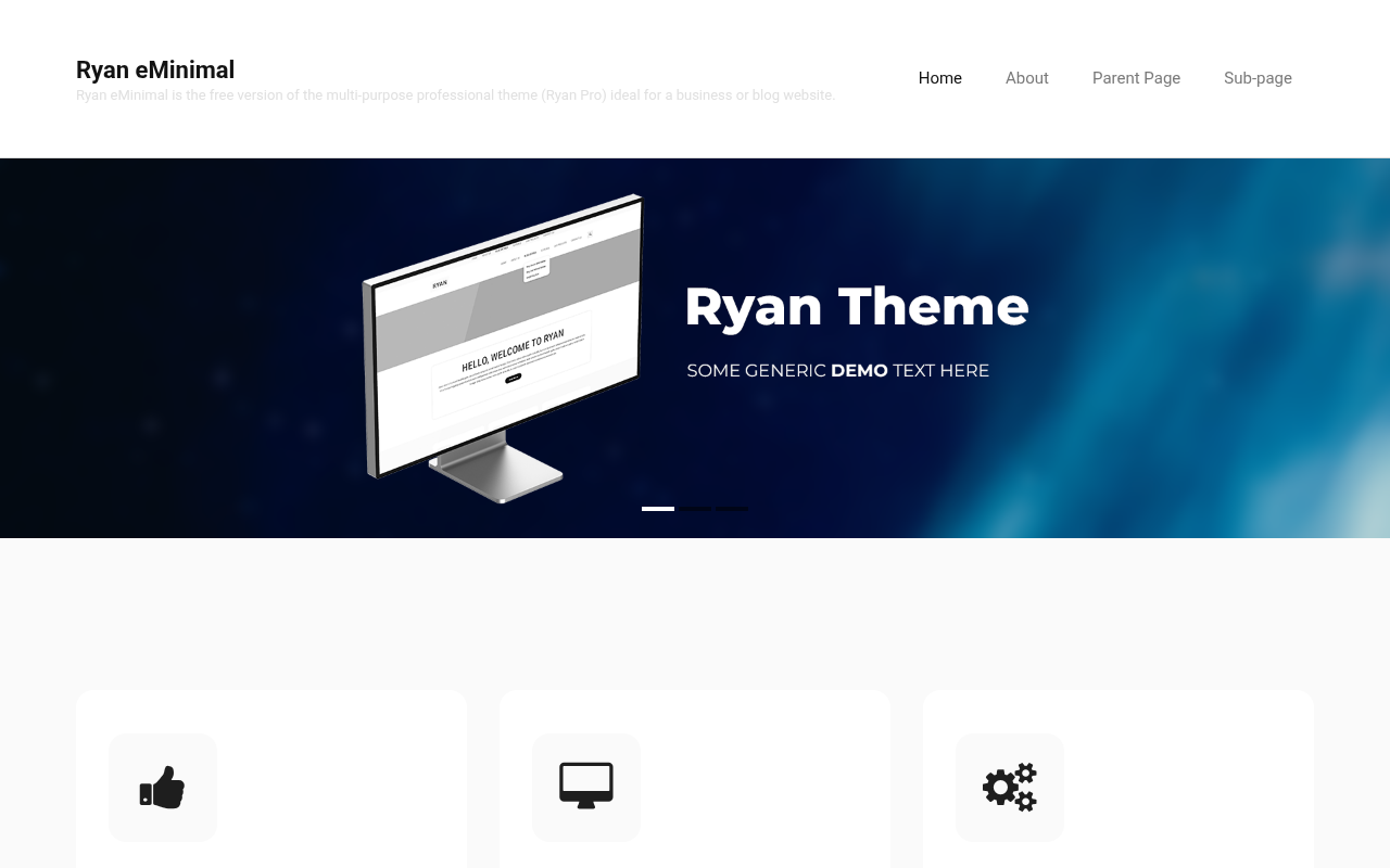 Десктоп — Ryan eMinimal