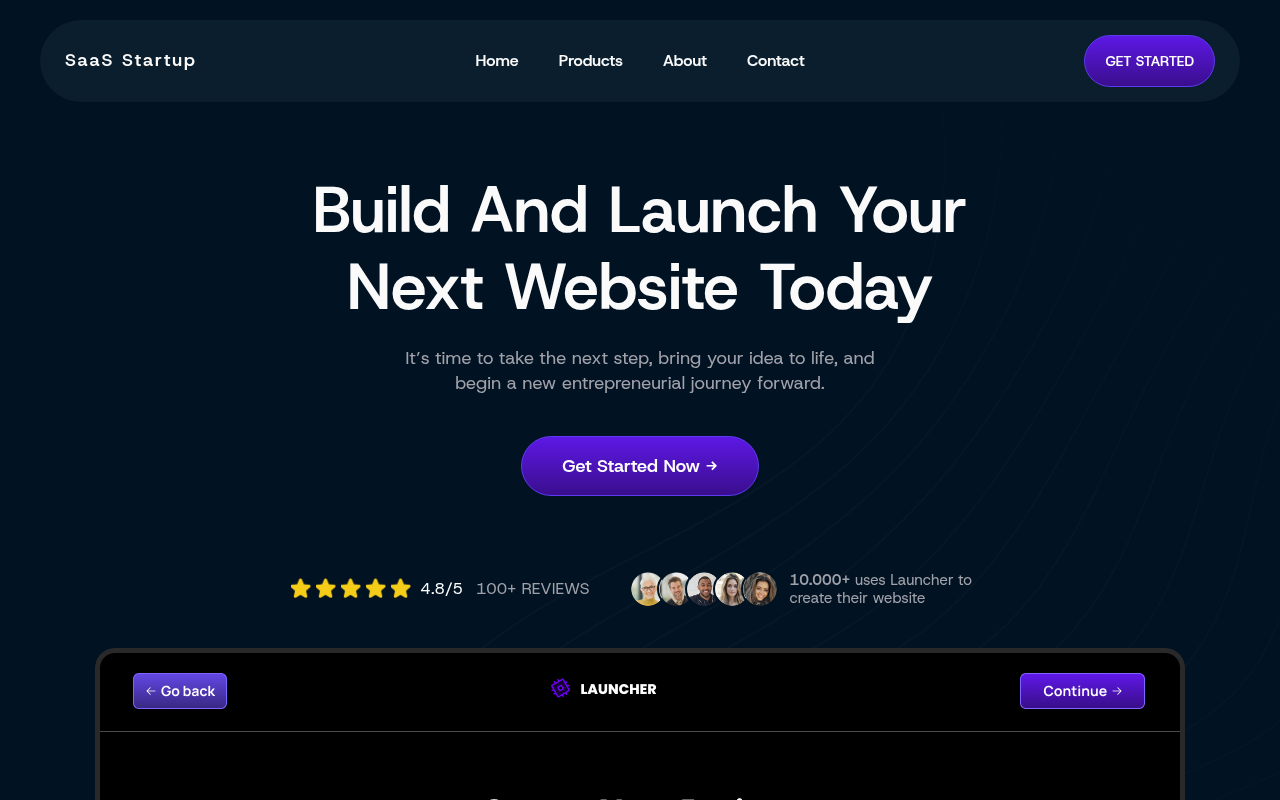 Десктоп — SaaS Startup