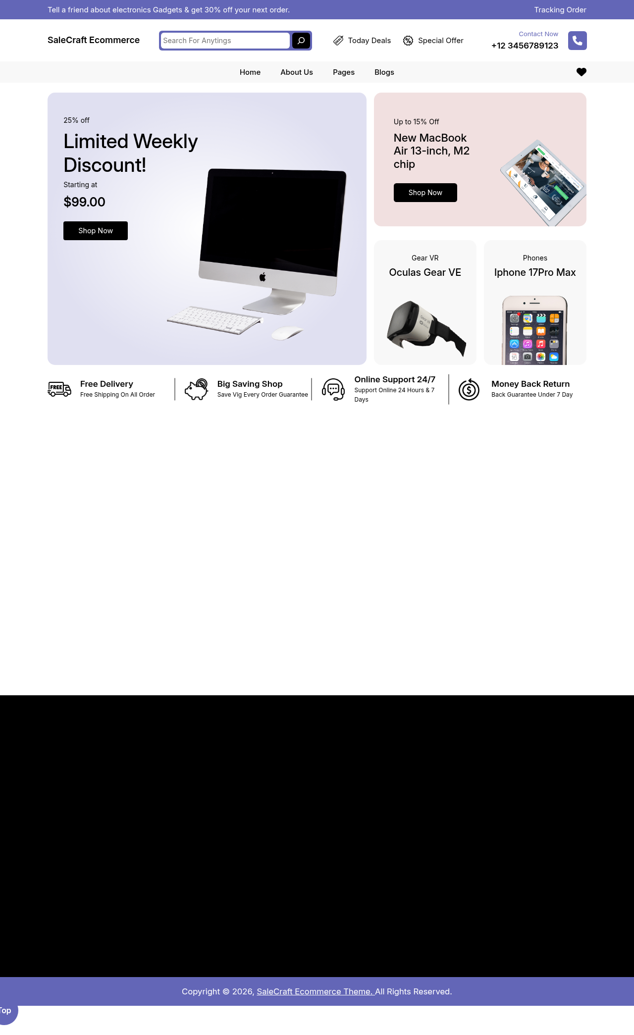 Десктоп (ниже) — SaleCraft Ecommerce