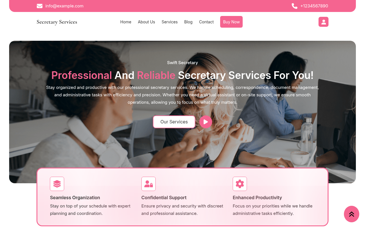 Десктоп — Secretary Services