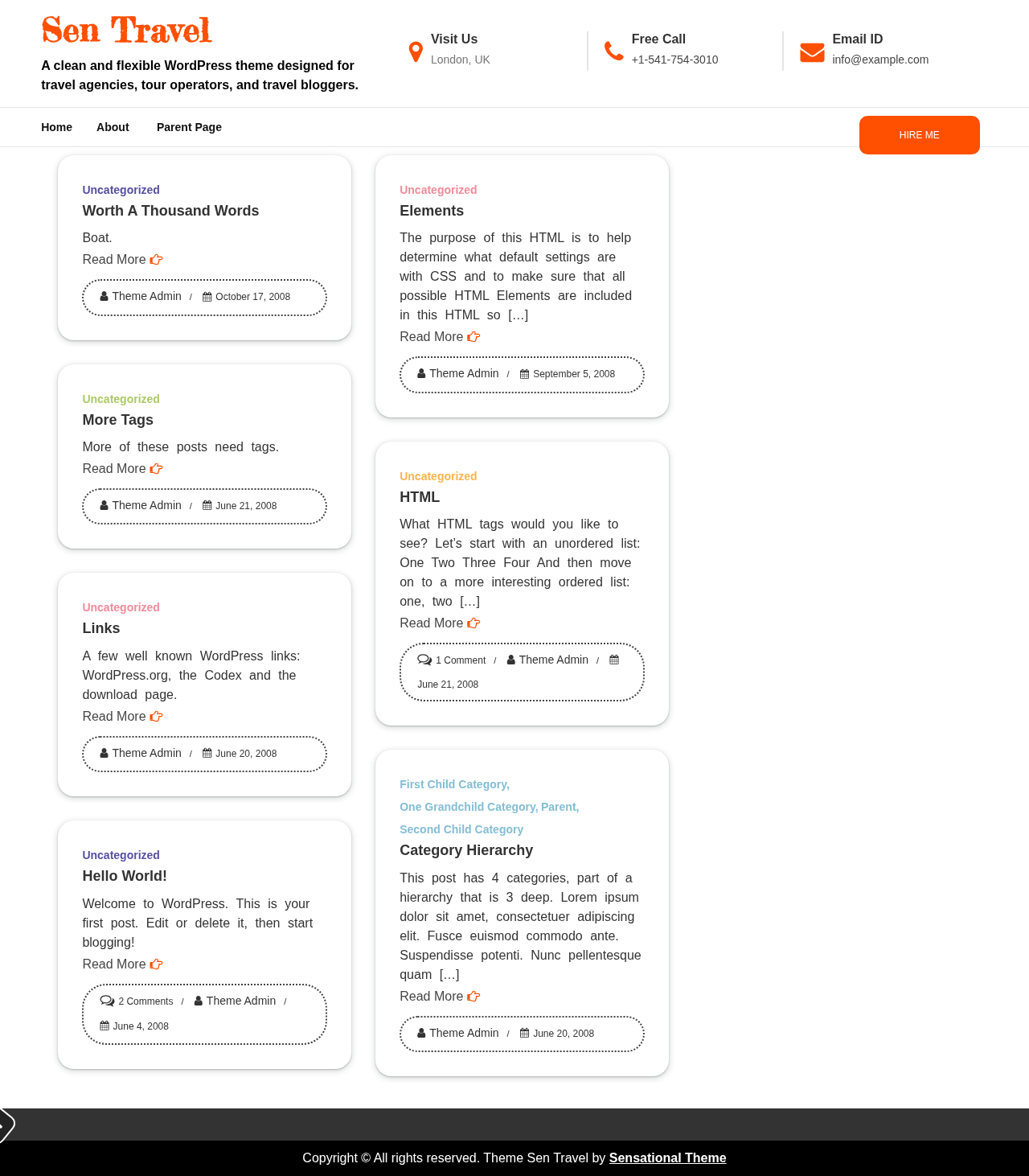 Десктоп (ниже) — Sen Travel