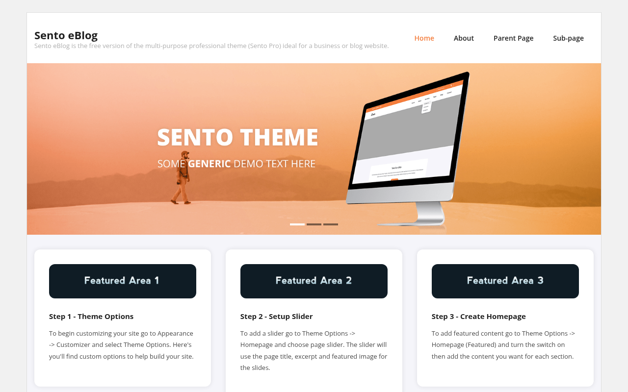 Десктоп — Sento eBlog