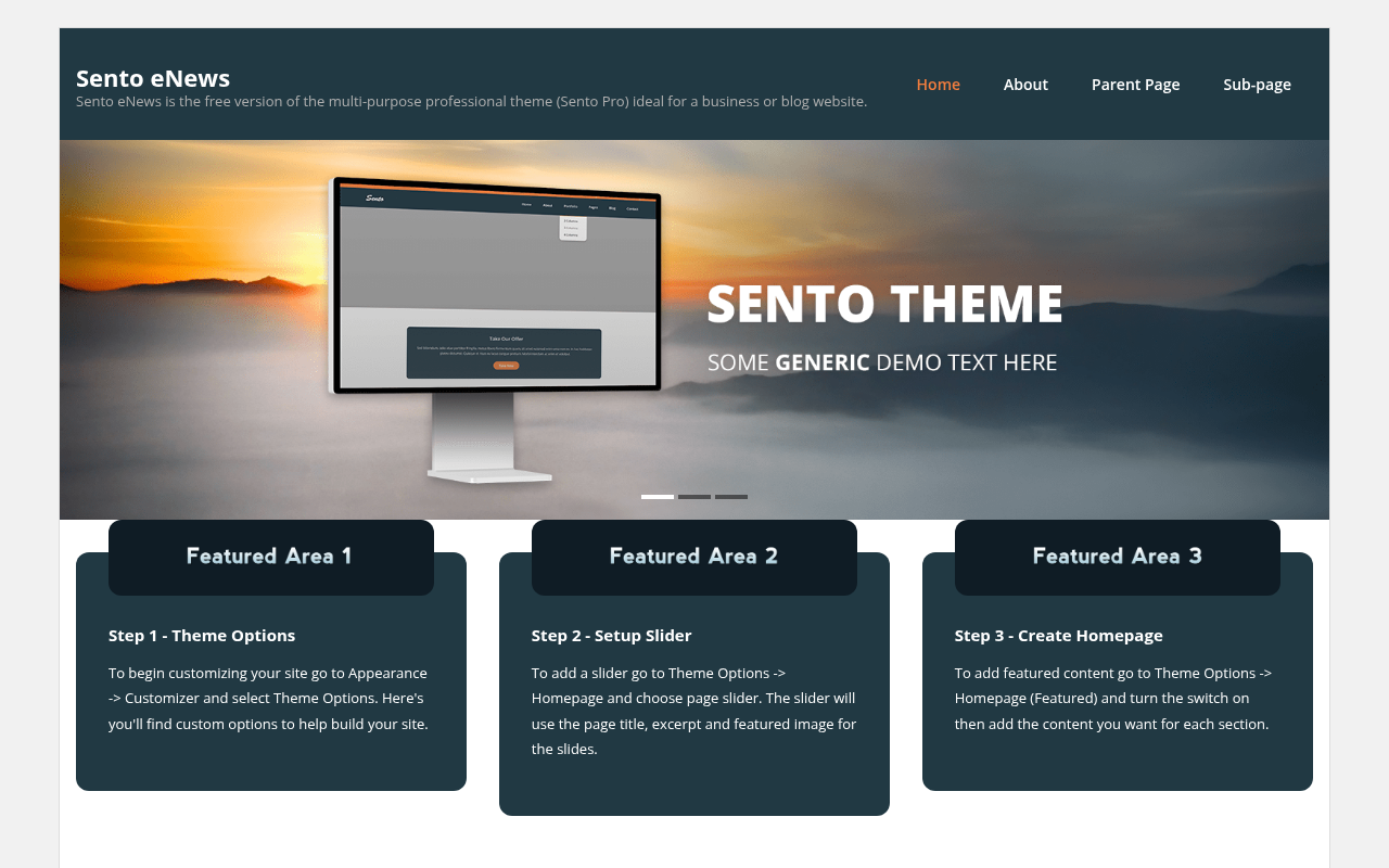 Десктоп — Sento eNews