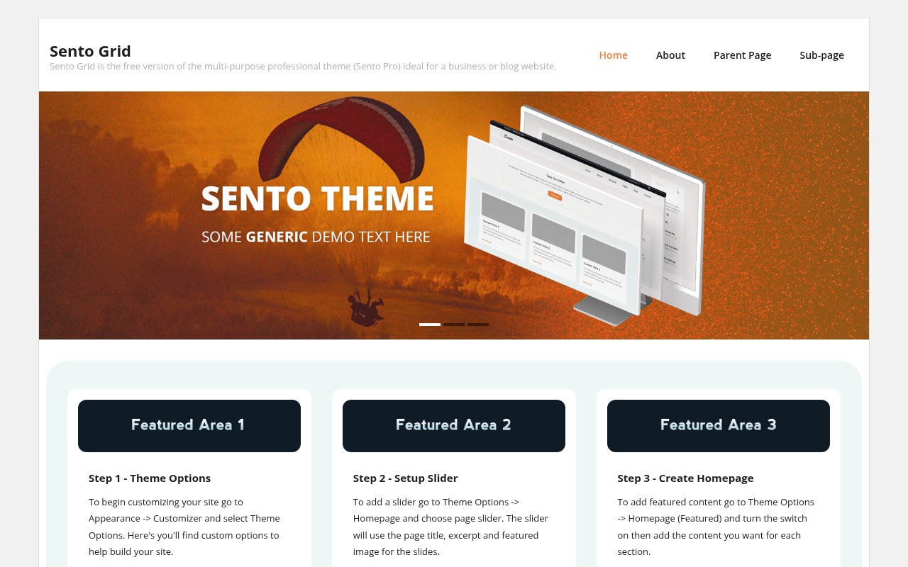 Десктоп — Sento Grid
