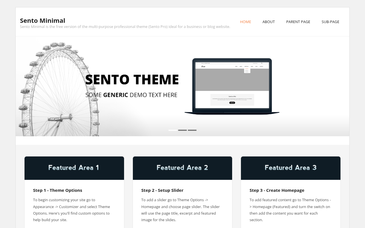 Десктоп — Sento Minimal