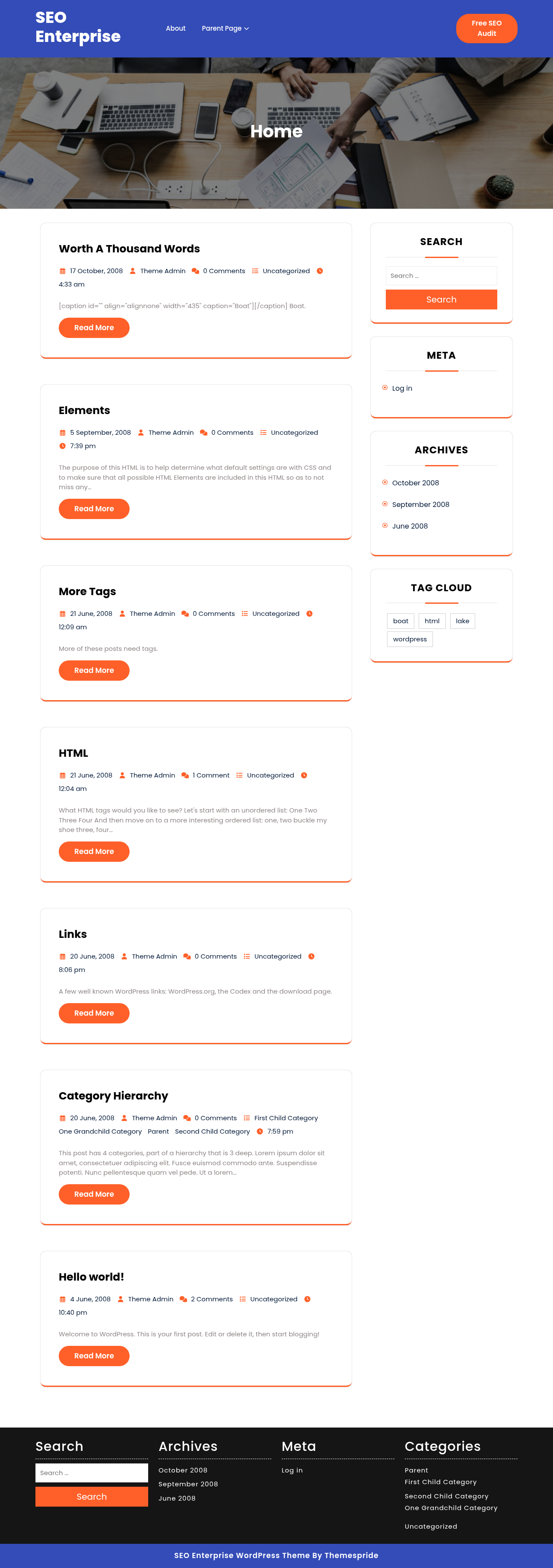Десктоп (ниже) — SEO Enterprise
