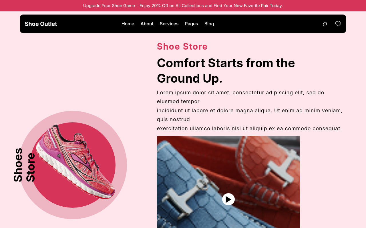 Десктоп — Shoe Outlet