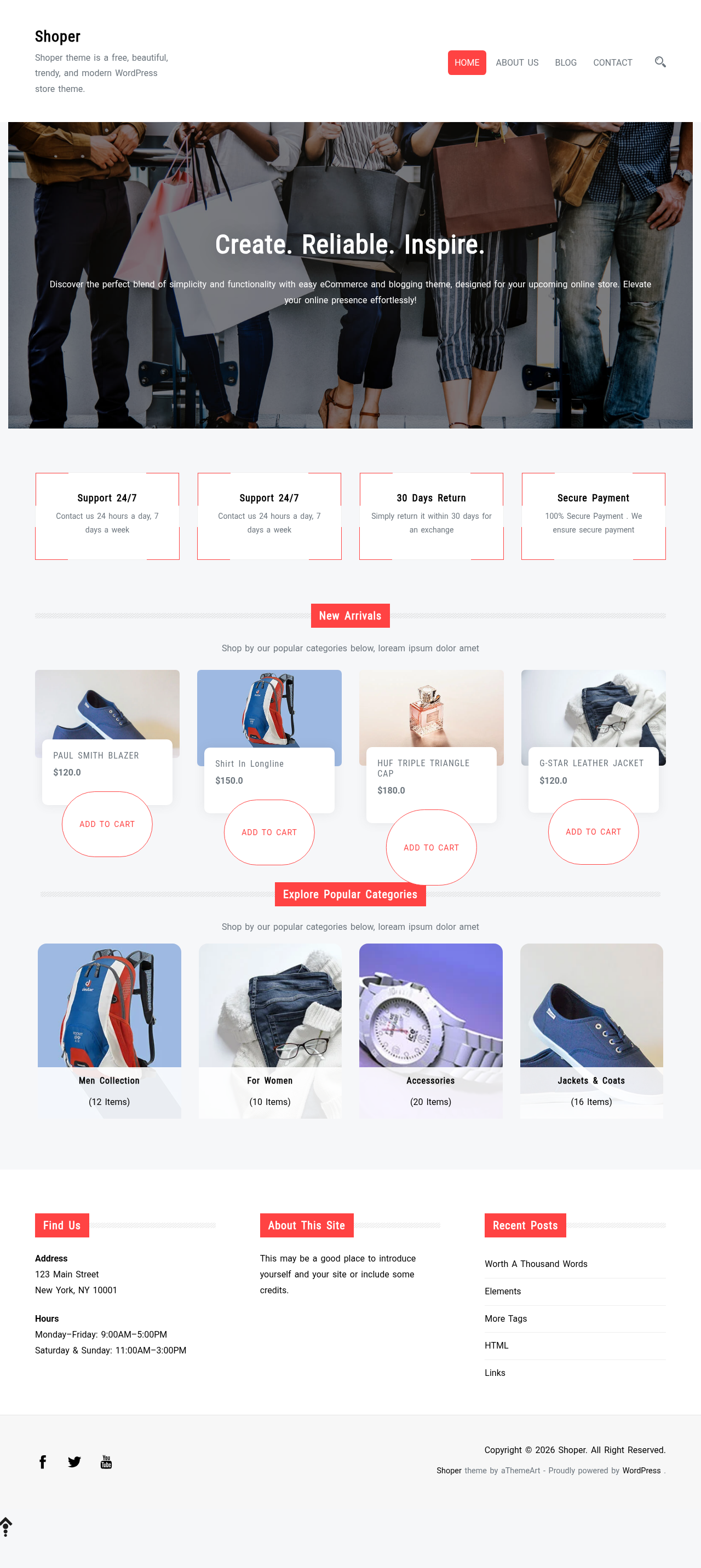 Десктоп (ниже) — Shoper