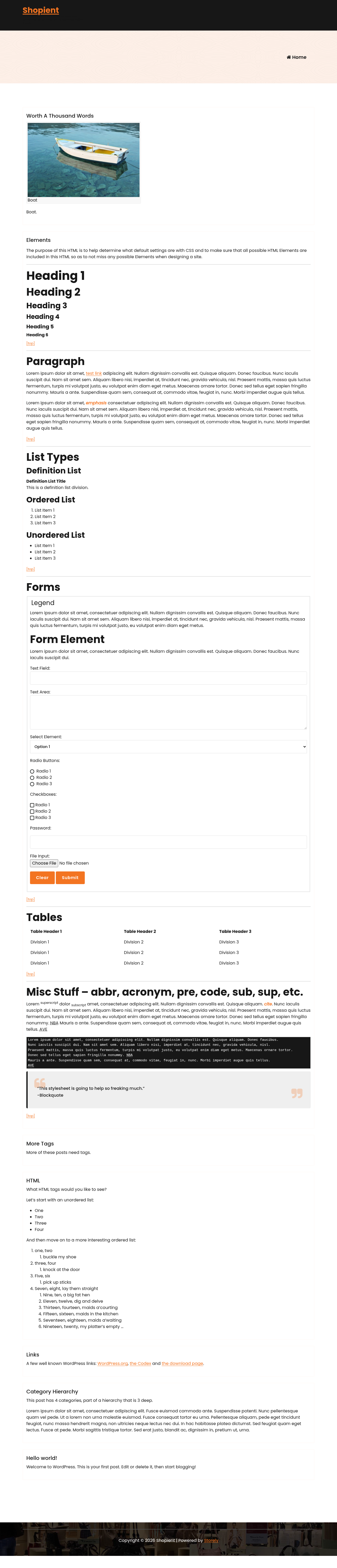 Десктоп (ниже) — Shopient