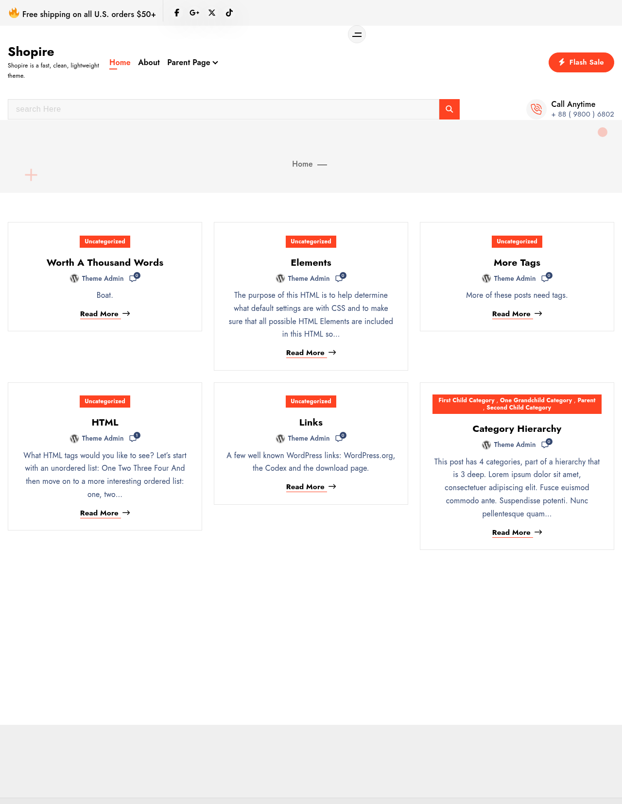 Десктоп (ниже) — Shopire