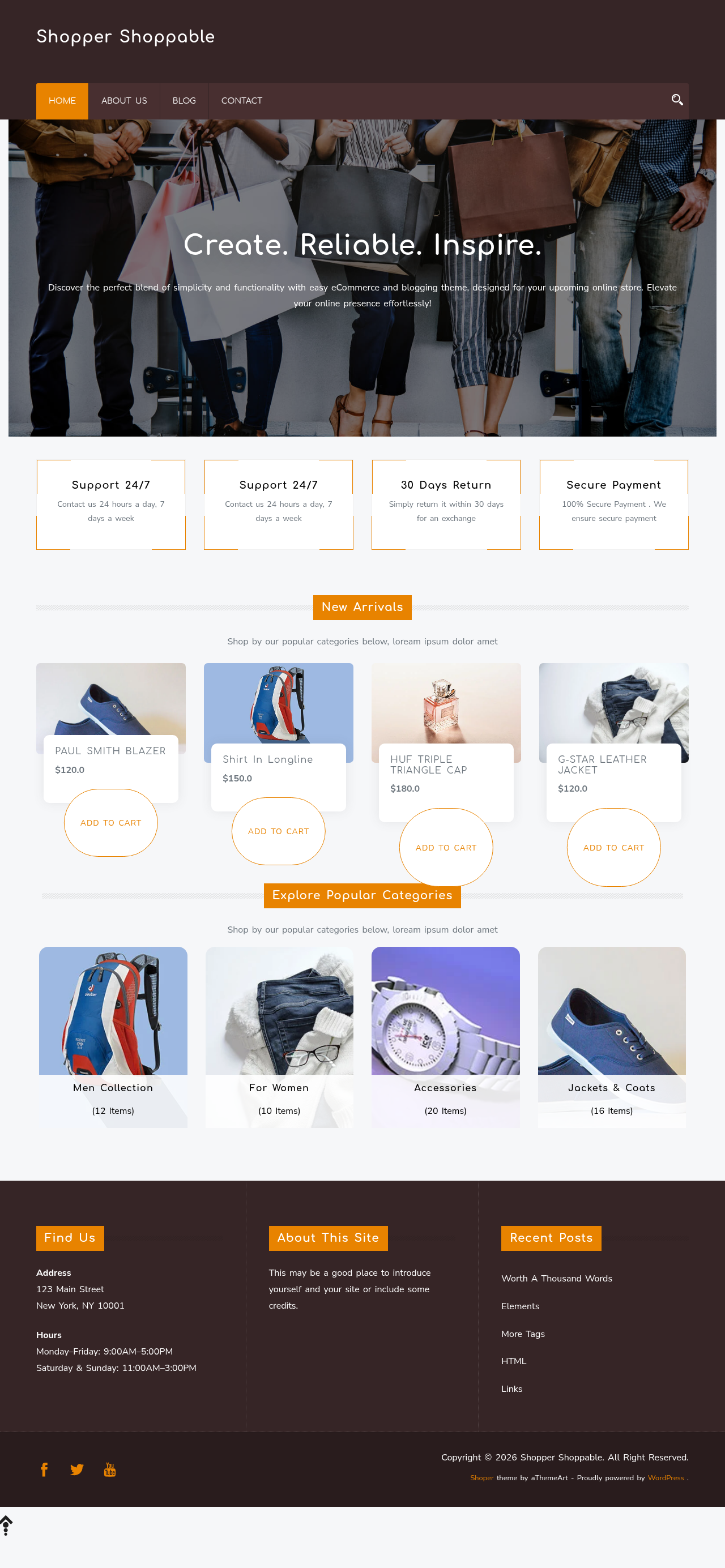 Десктоп (ниже) — Shopper Shoppable