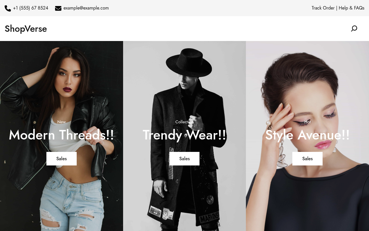 Десктоп — ShopVerse