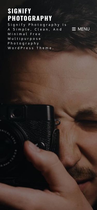 Мобильный вид — Signify Photography