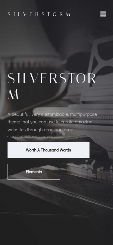 Мобильный вид — Silverstorm