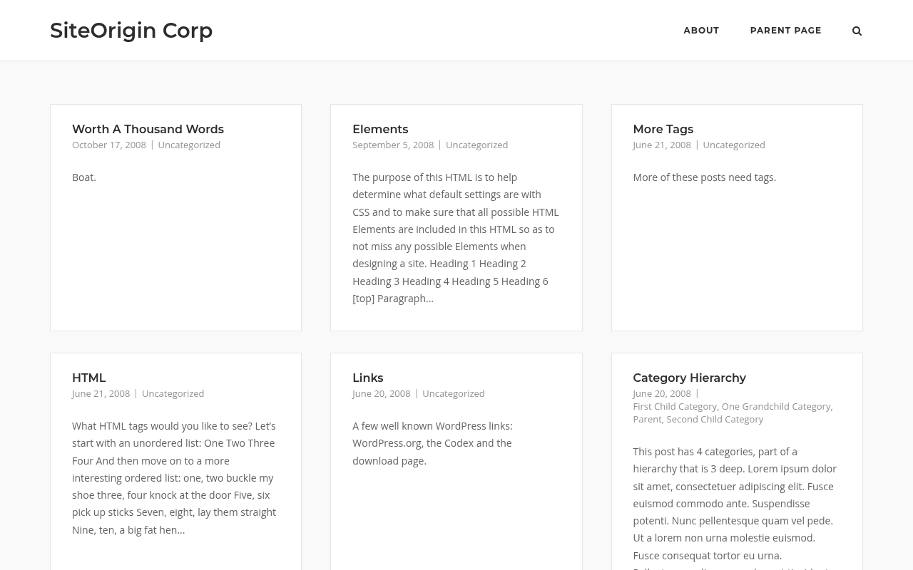Десктоп — SiteOrigin Corp