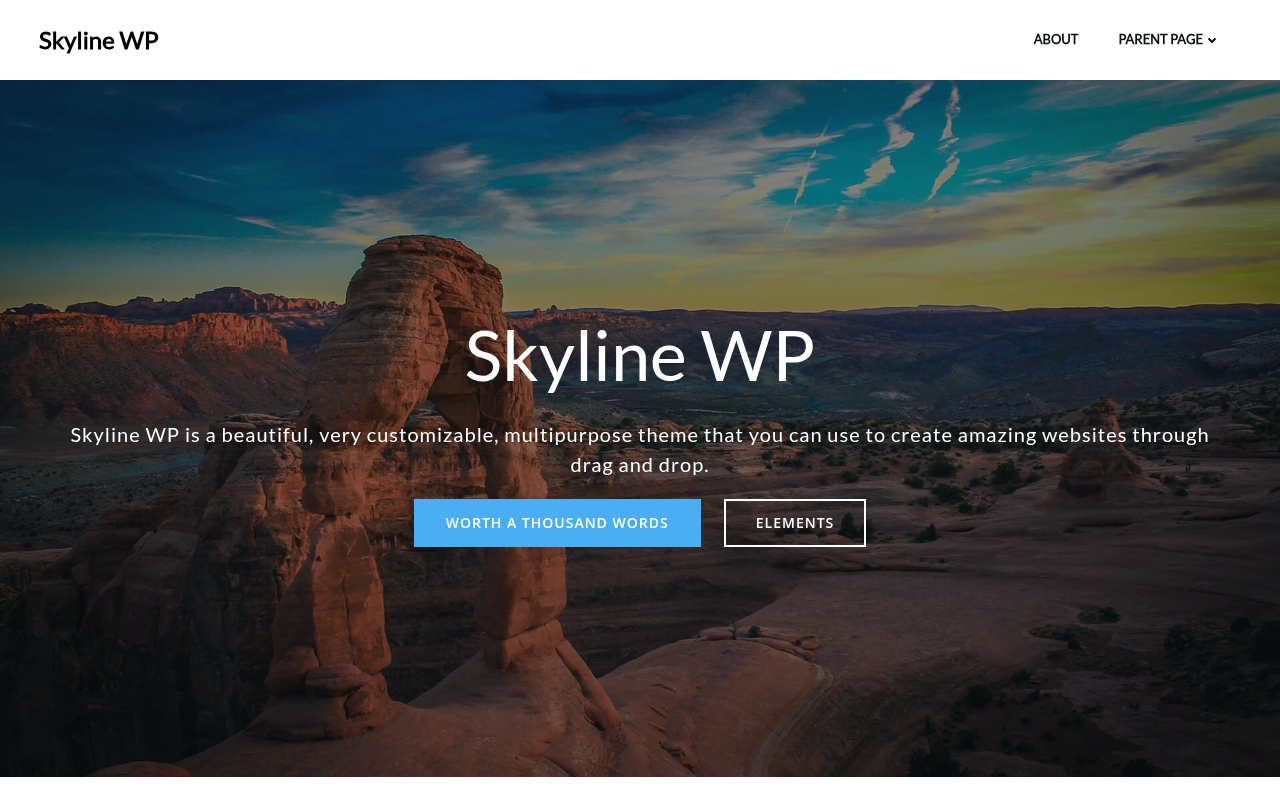 Десктоп — Skyline WP