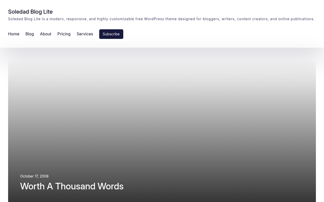 Десктоп — Soledad Blog Lite