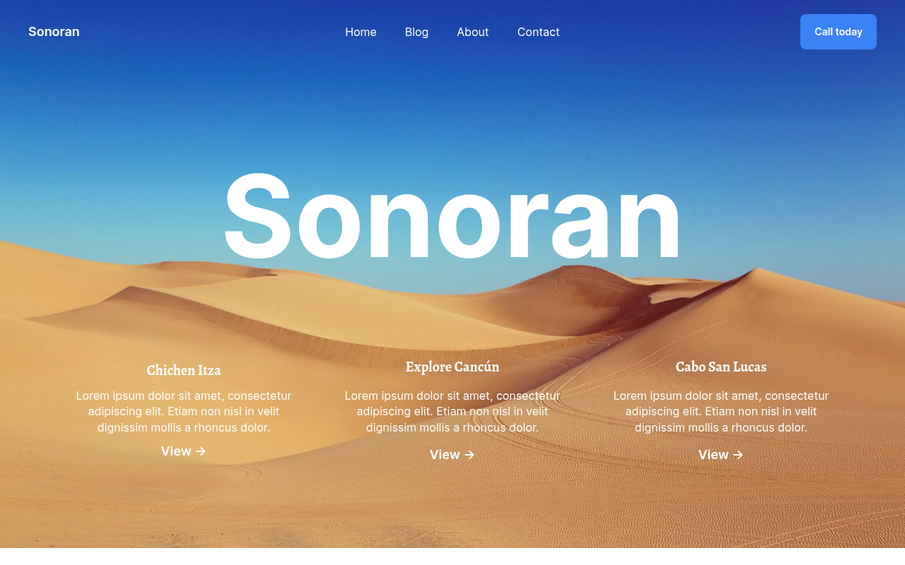 Десктоп — Sonoran