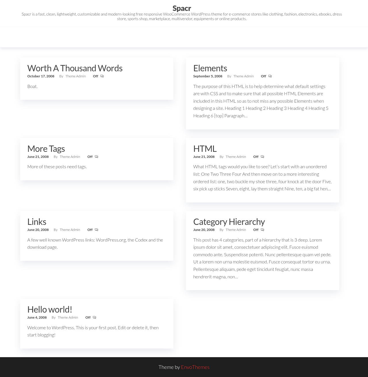 Десктоп (ниже) — Spacr
