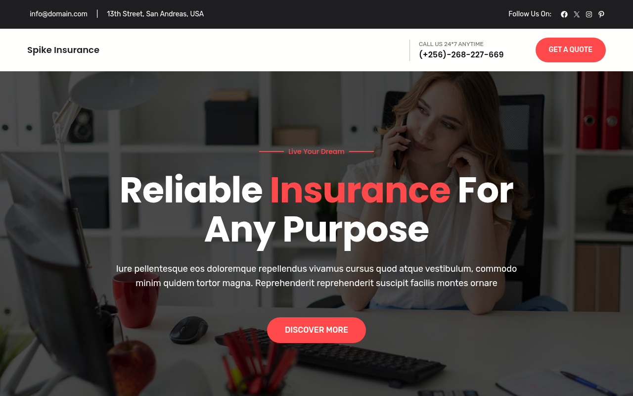 Десктоп — Spike Insurance