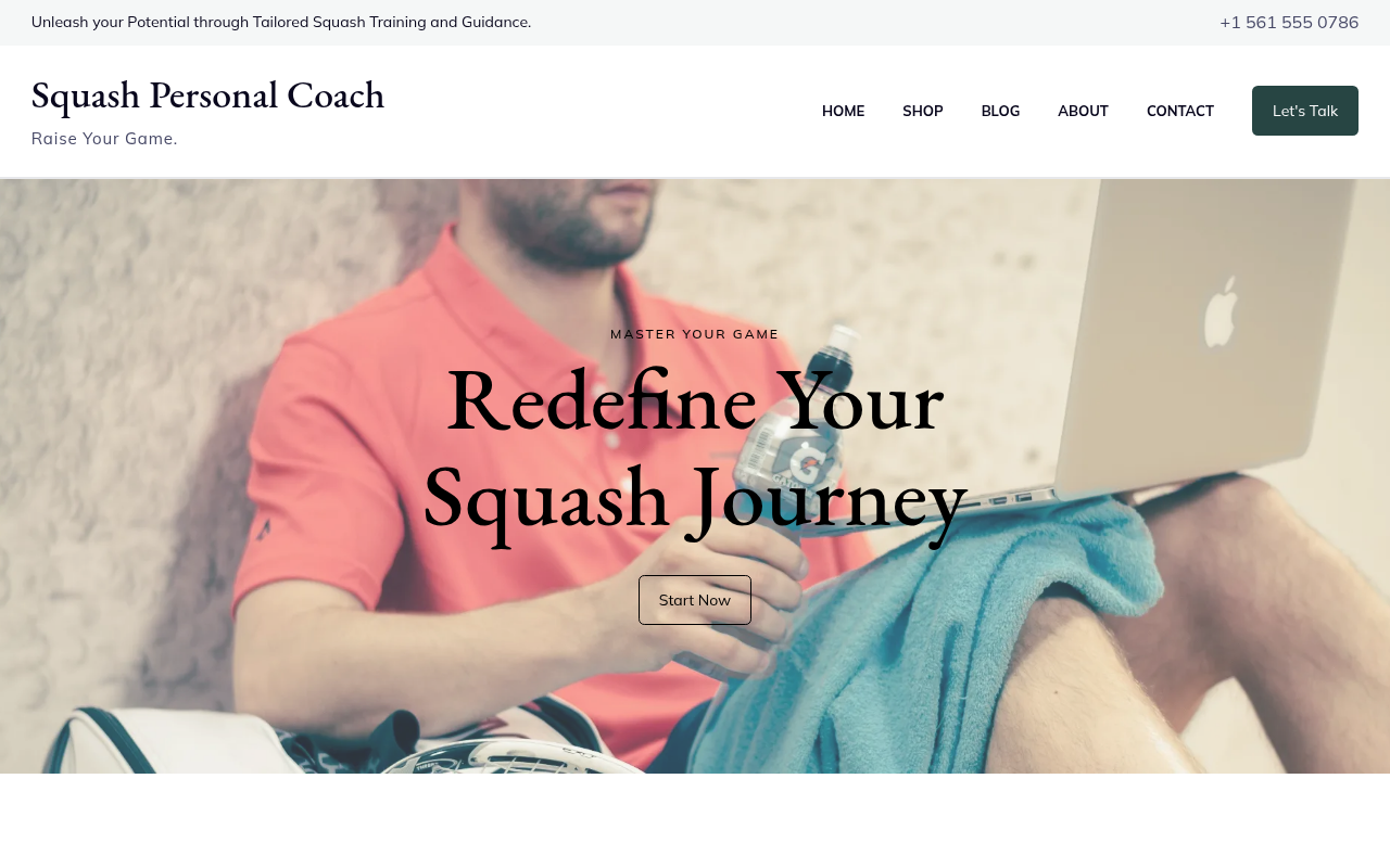 Десктоп — Squash Personal Coach