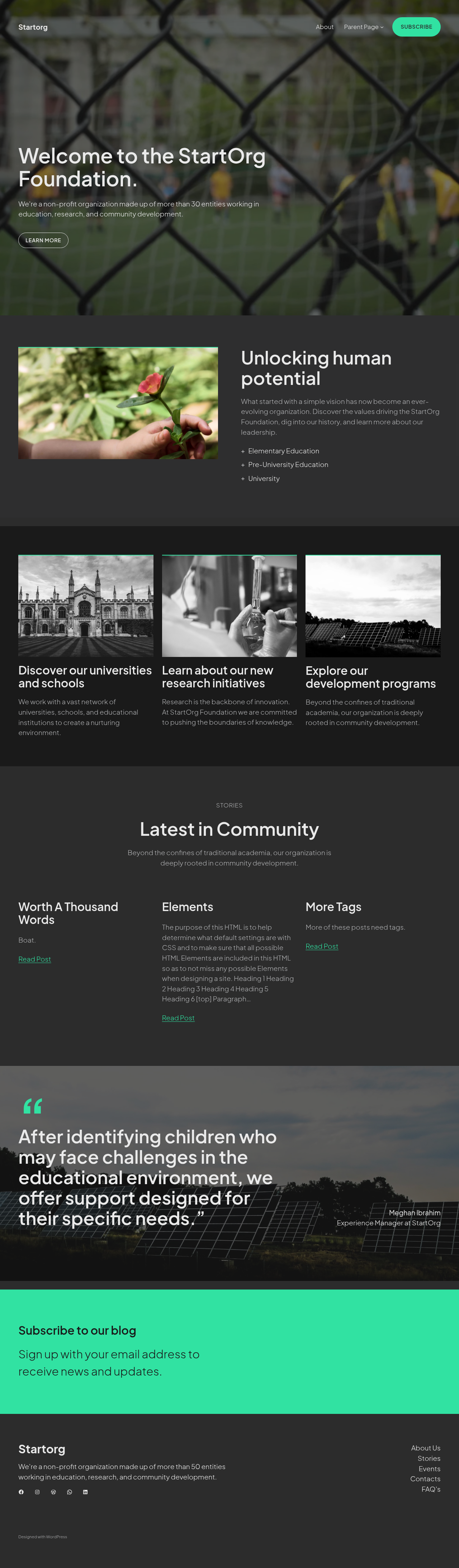 Десктоп (ниже) — Startorg