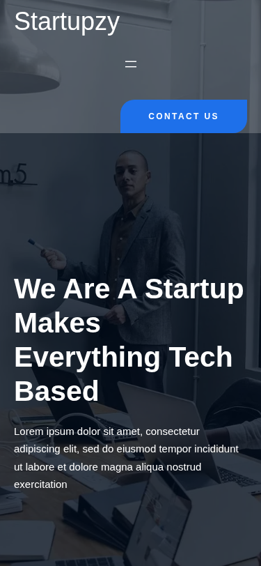 Мобильный вид — Startupzy
