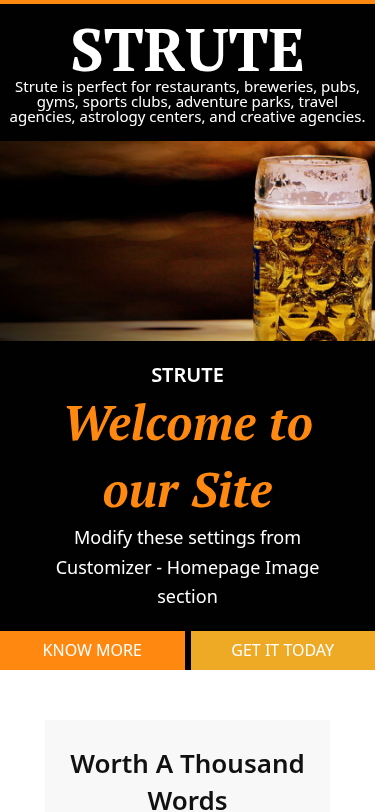 Мобильный вид — Strute