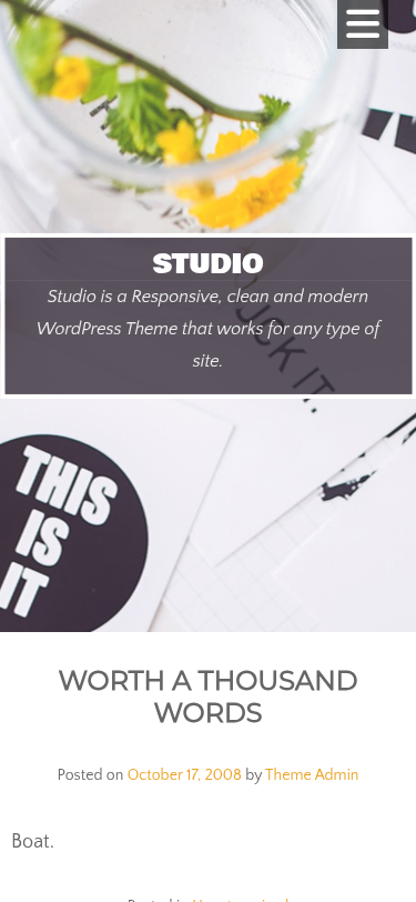 Мобильный вид — Studio
