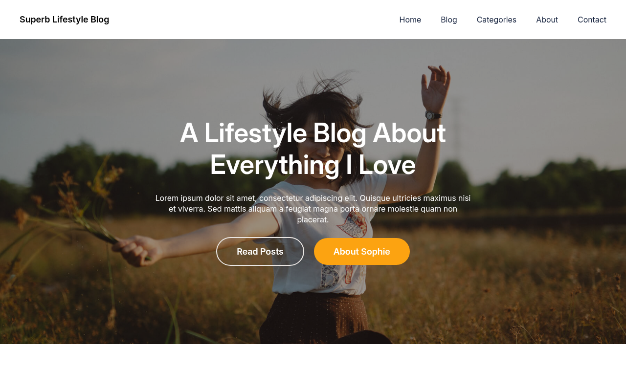 Десктоп — Superb Lifestyle Blog