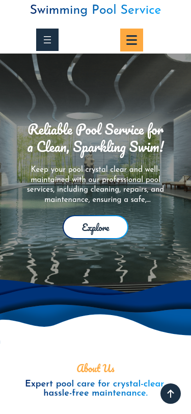 Мобильный вид — Swimming Pool Service