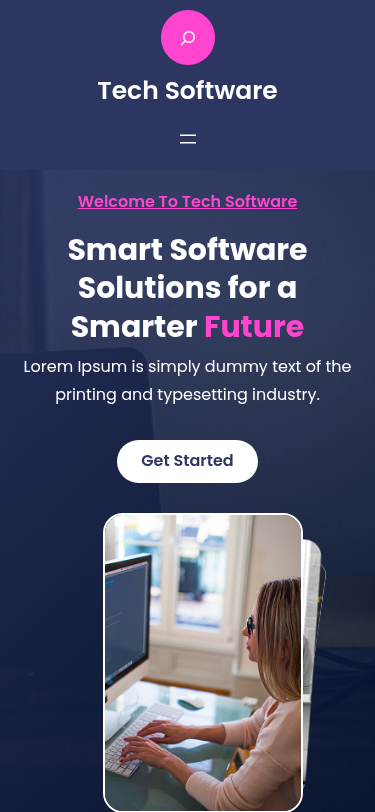 Мобильный вид — Tech Software