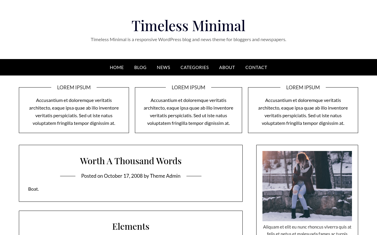 Десктоп — Timeless Minimal