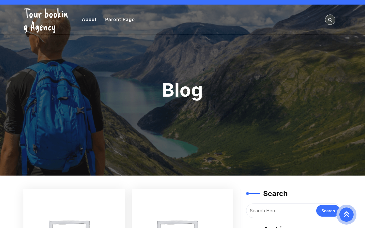 Десктоп — Tour booking Agency