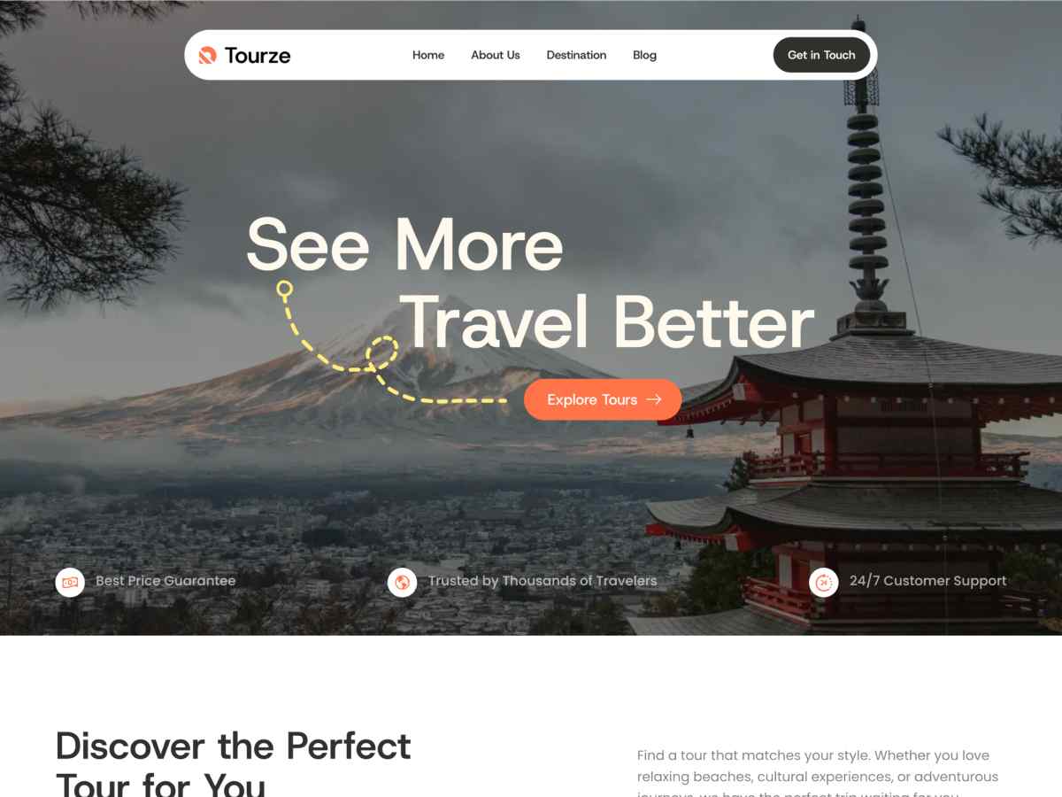 WordPress тема Tourze Lite