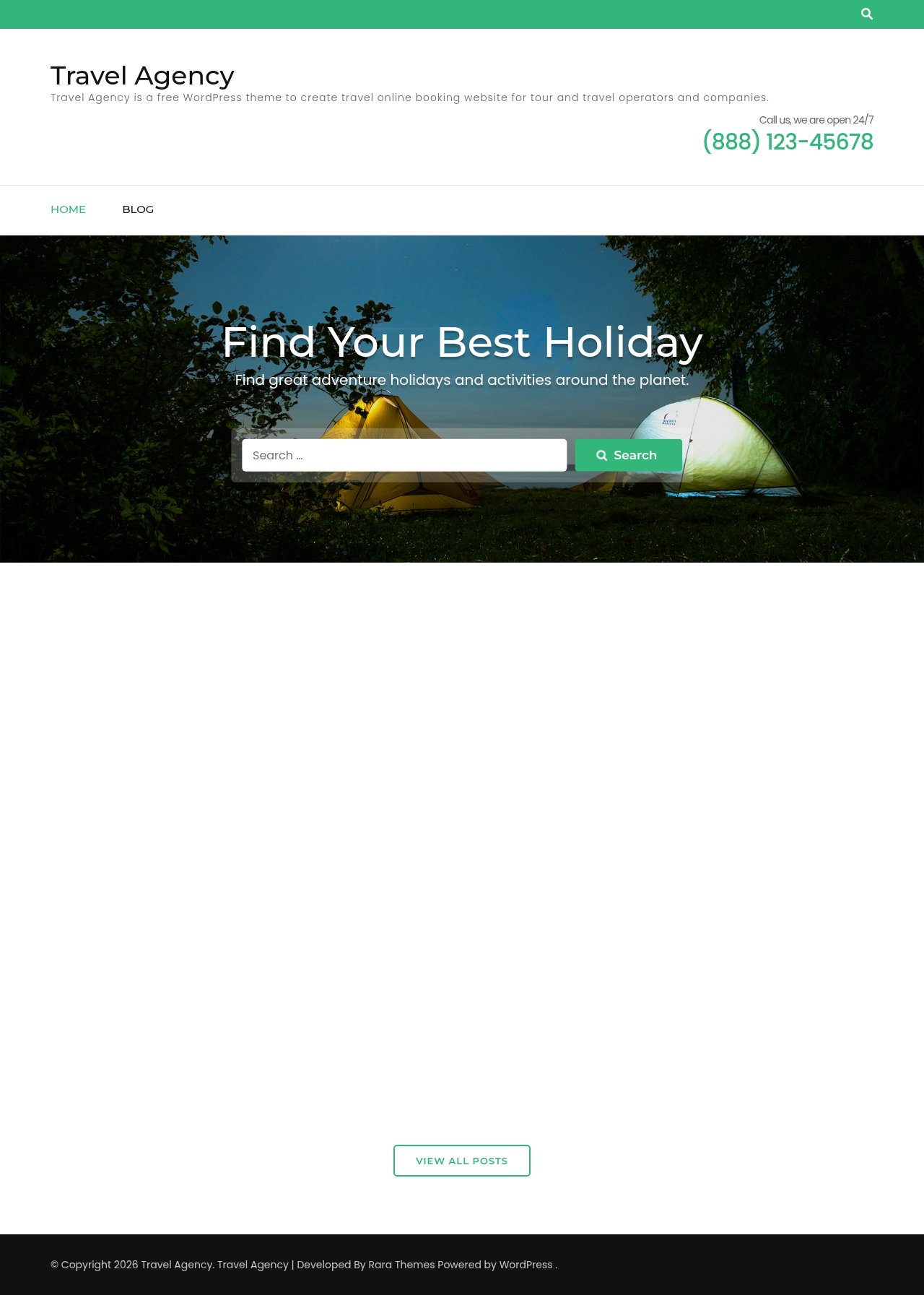 Десктоп (ниже) — Travel Agency