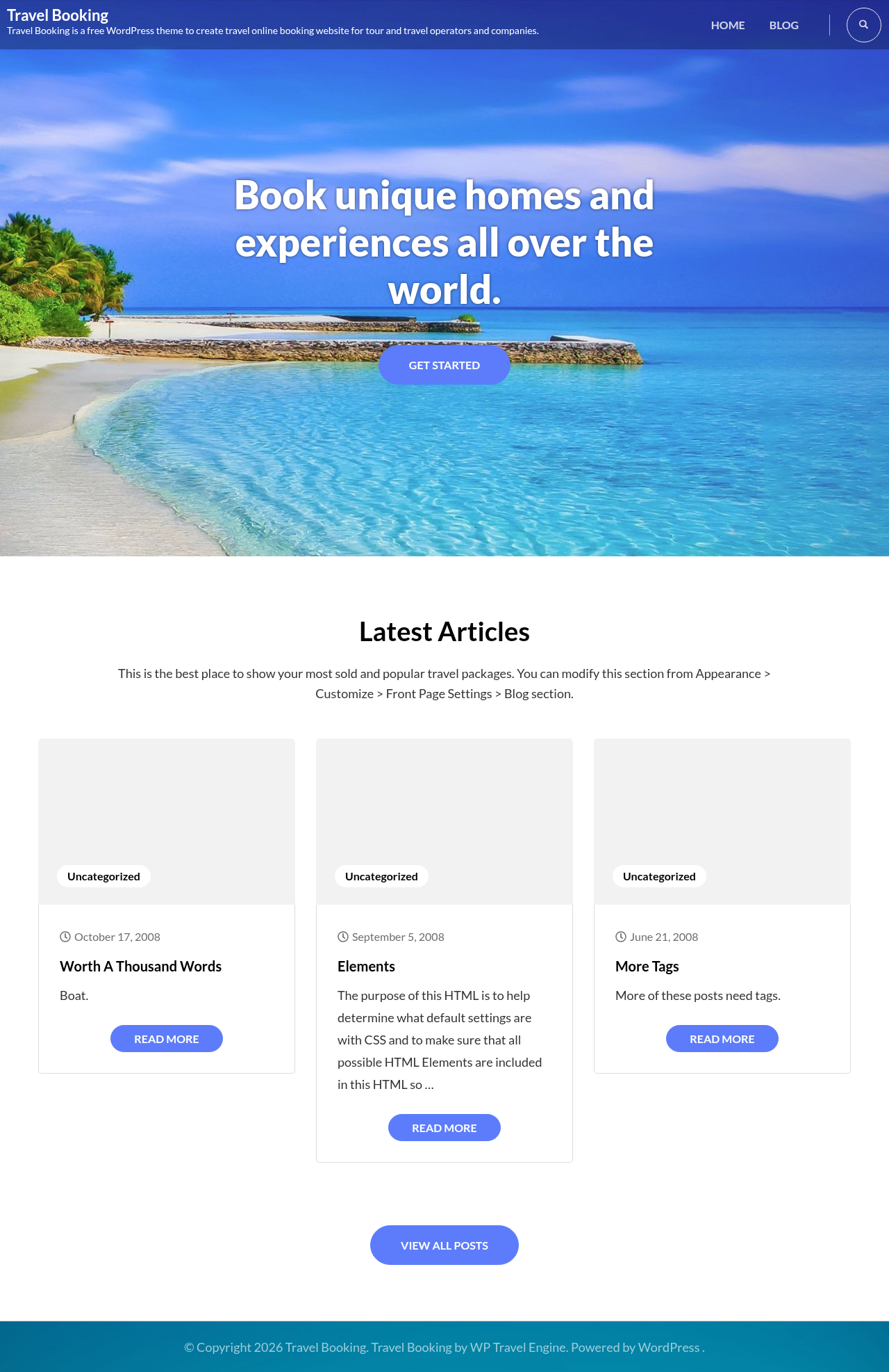 Десктоп (ниже) — Travel Booking