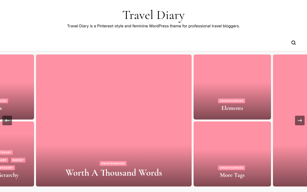 Десктоп — Travel Diary