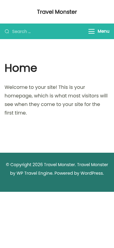 Мобильный вид — Travel Monster