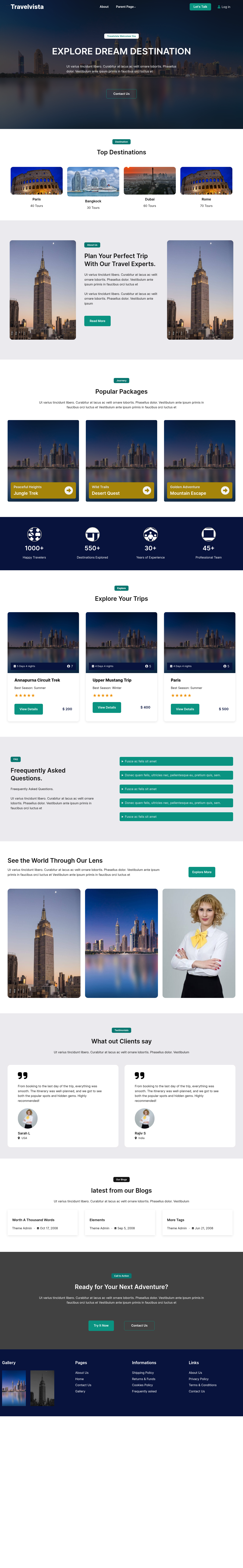 Десктоп (ниже) — Travelvista