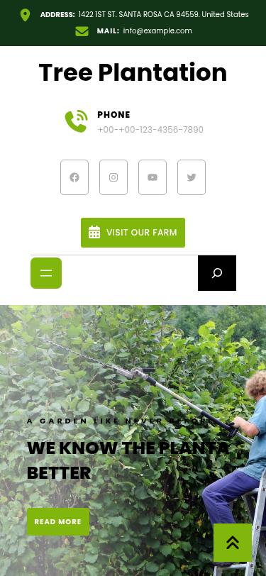 Мобильный вид — Tree Plantation