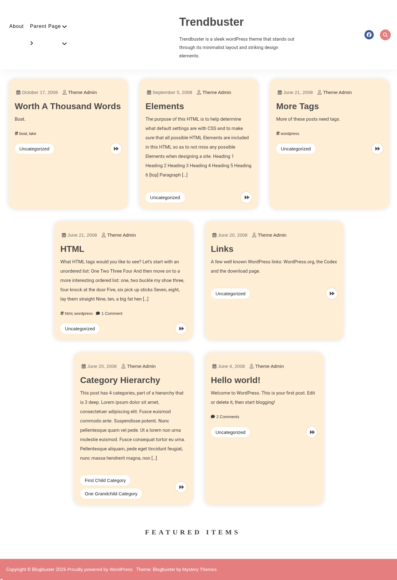 Десктоп (ниже) — Trendbuster