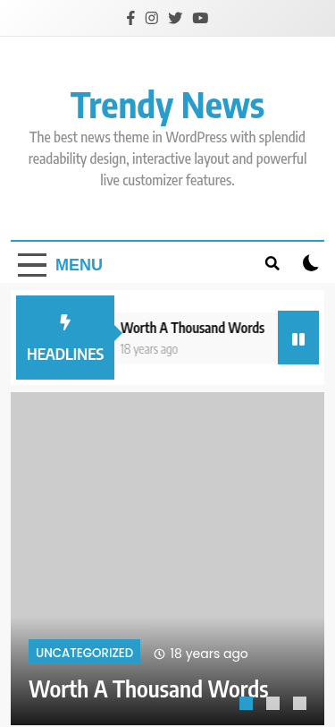 Мобильный вид — Trendy News