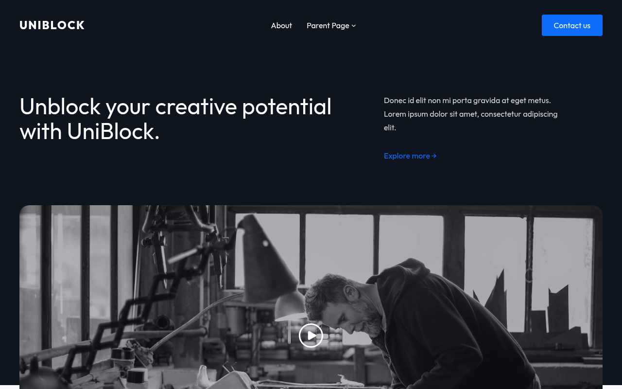 Десктоп — UniBlock