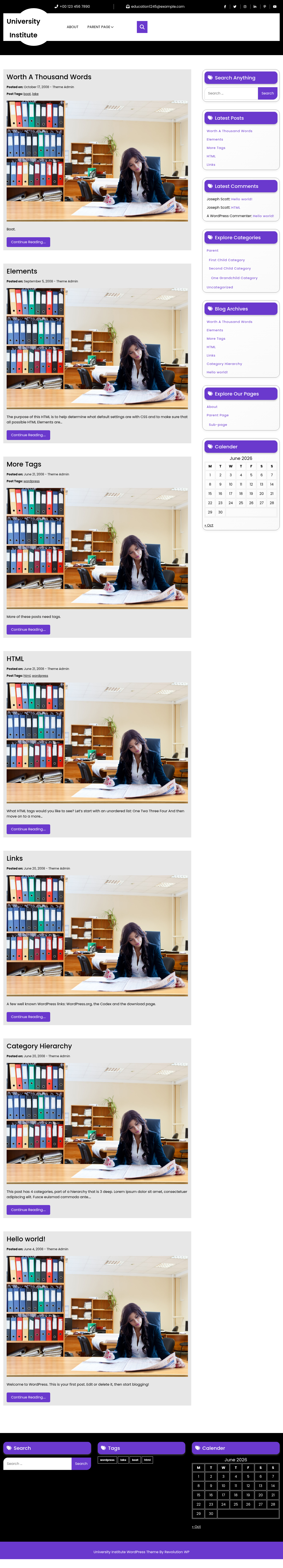 Десктоп (ниже) — University Institute