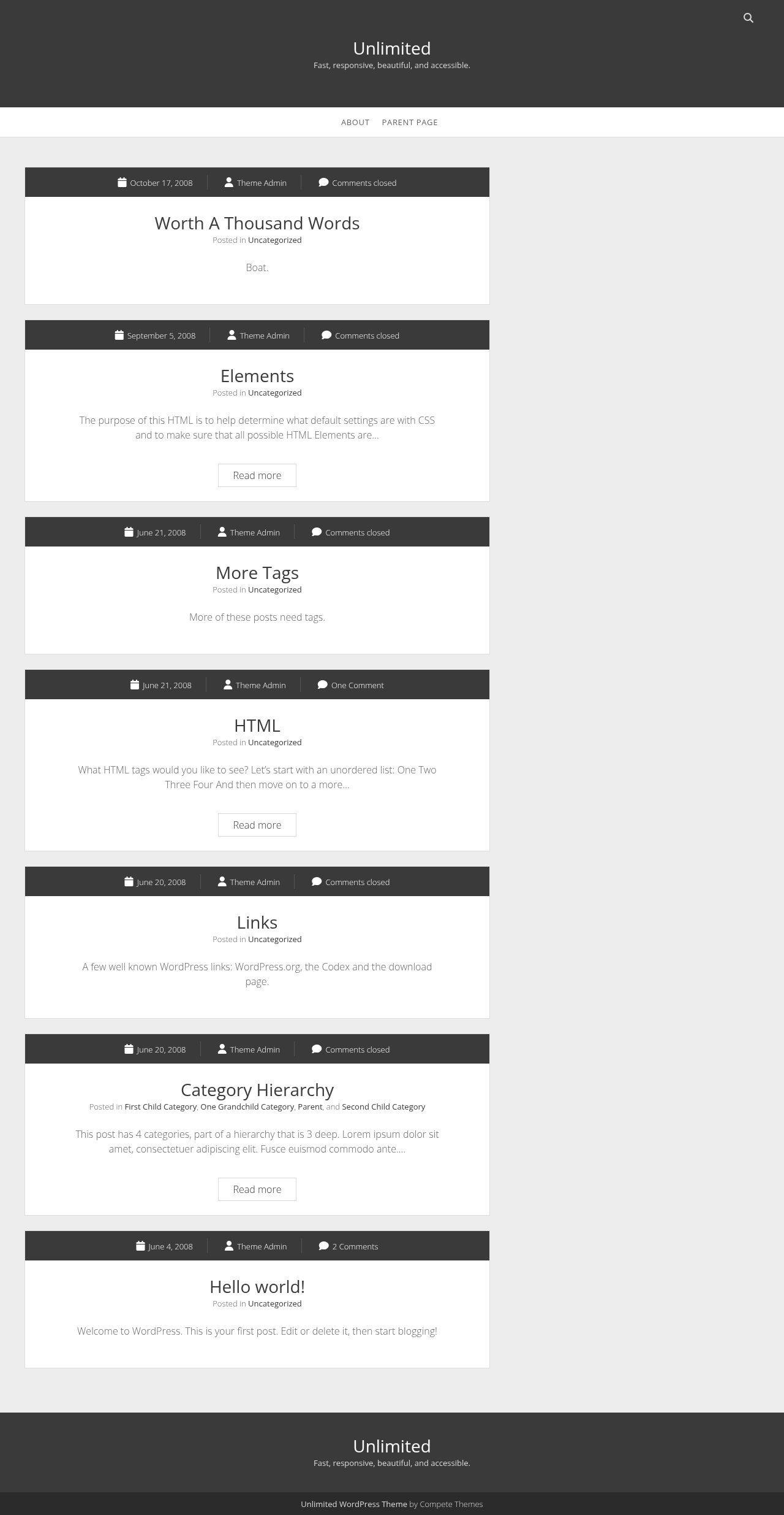 Десктоп (ниже) — Unlimited