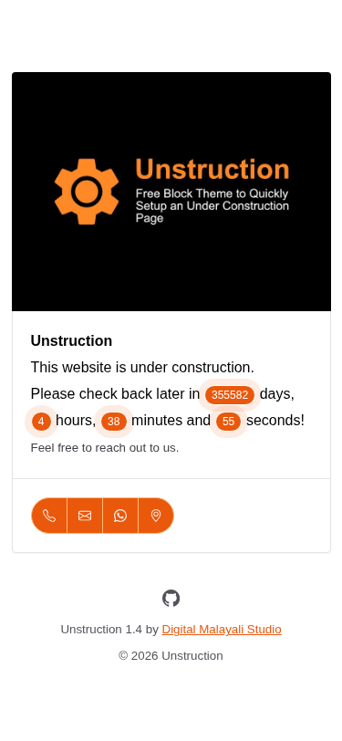 Мобильный вид — Unstruction